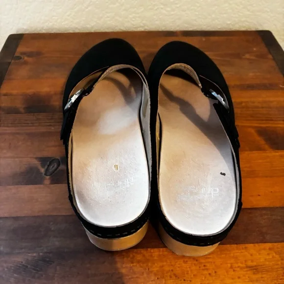 Dansko Bria Mary Jane Mule Clogs Black - Picture 5 of 7